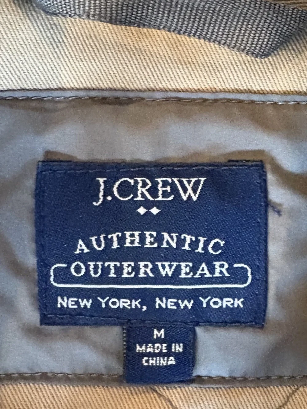 J.Crew Authentic Outerwear Olive Quilted Snap Front Jacket M